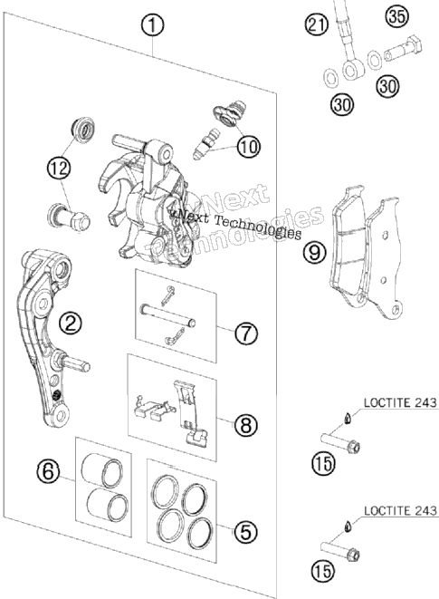 Brake Caliper Front