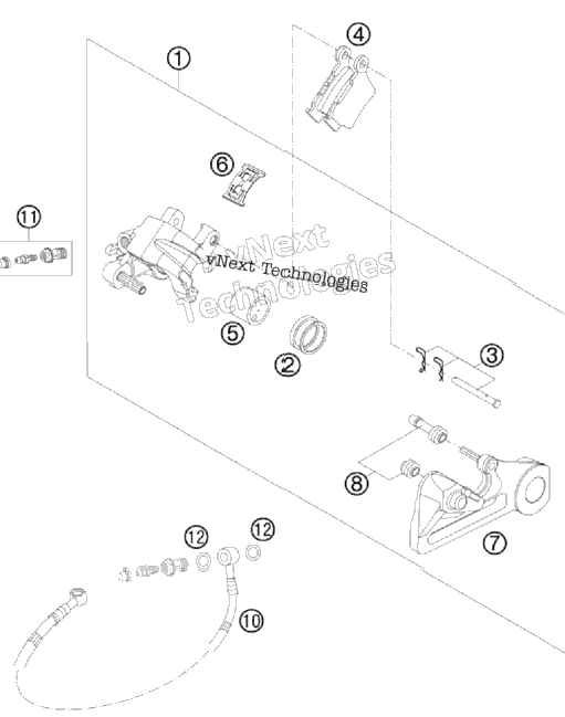 Brake Caliper Rear