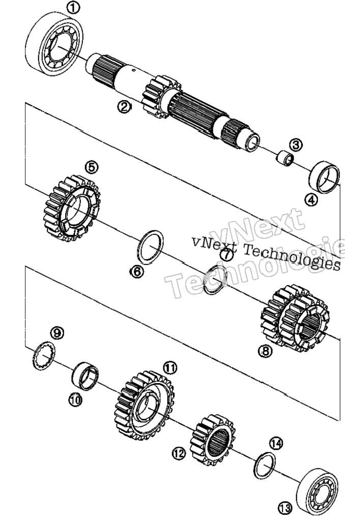 Transmission I - Main Shaft