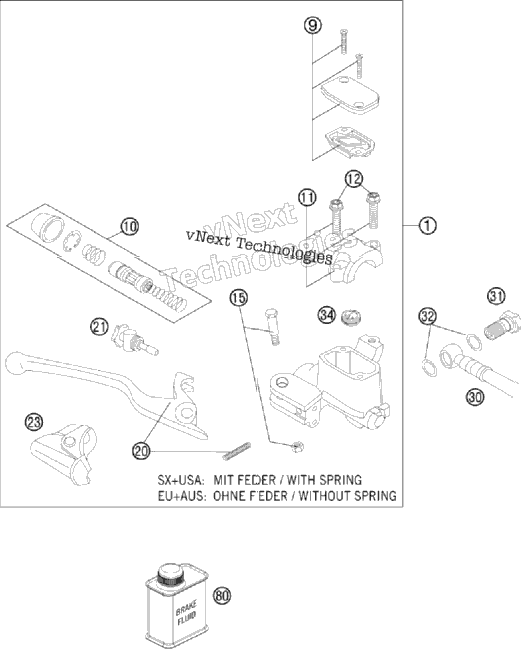 Hand Brake Cylinder