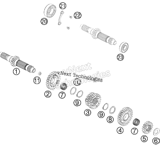 Transmission I - Main Shaft