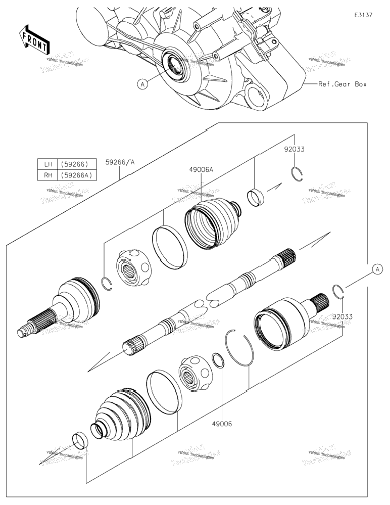 Drive Shaft-Rear
