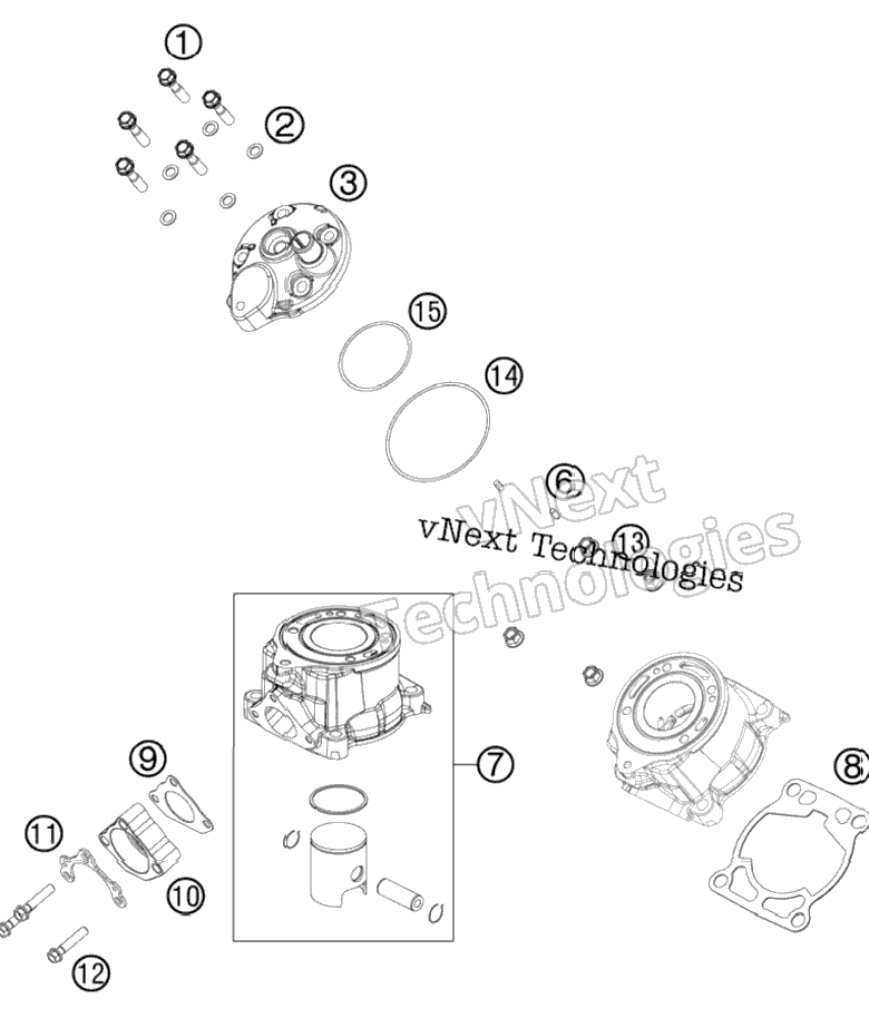 Cylinder, Cylinderhead