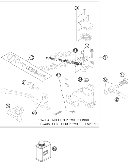 Hand Brake Cylinder