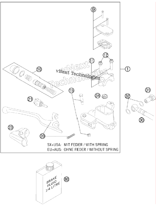 Hand Brake Cylinder