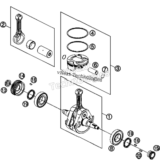 Crankshaft, Piston