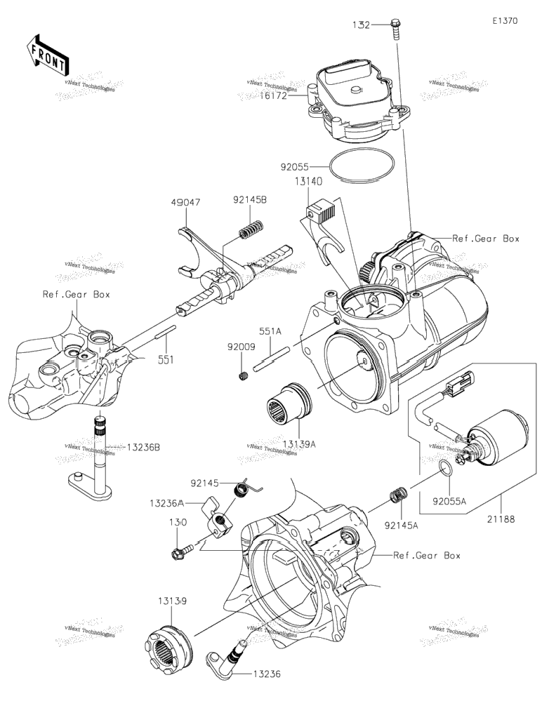 Gear Change Mechanism