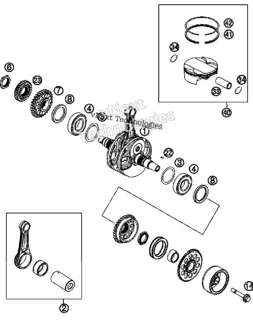 Crankshaft, Piston