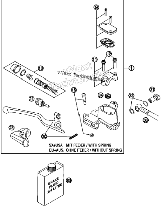Hand Brake Cylinder