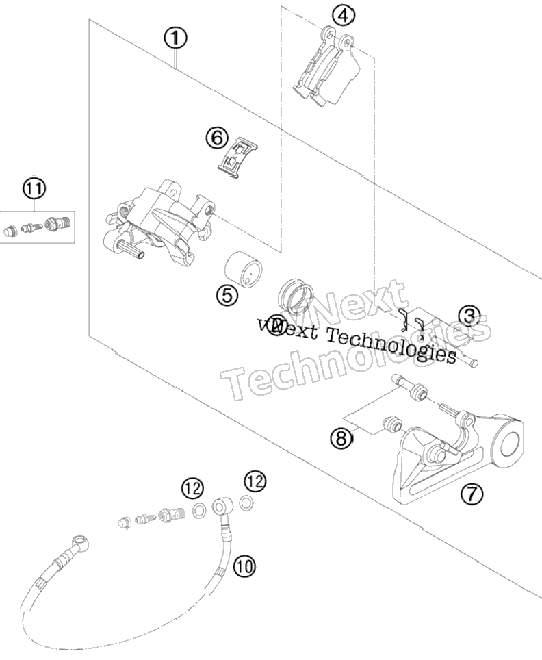 Brake Caliper Rear