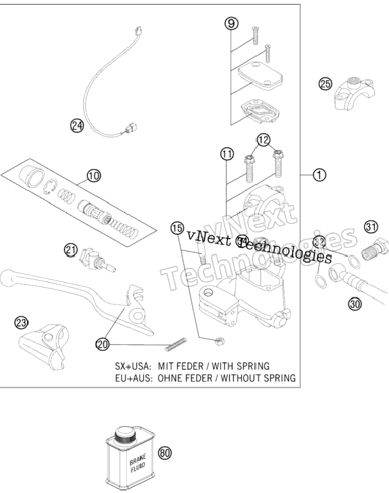 Hand Brake Cylinder