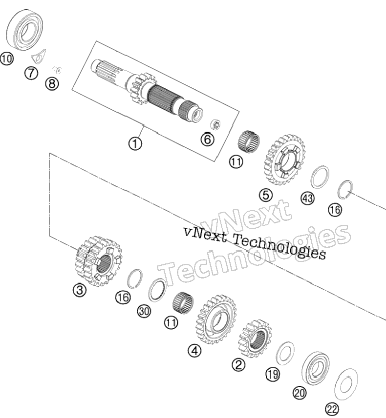 Transmission I - Main Shaft