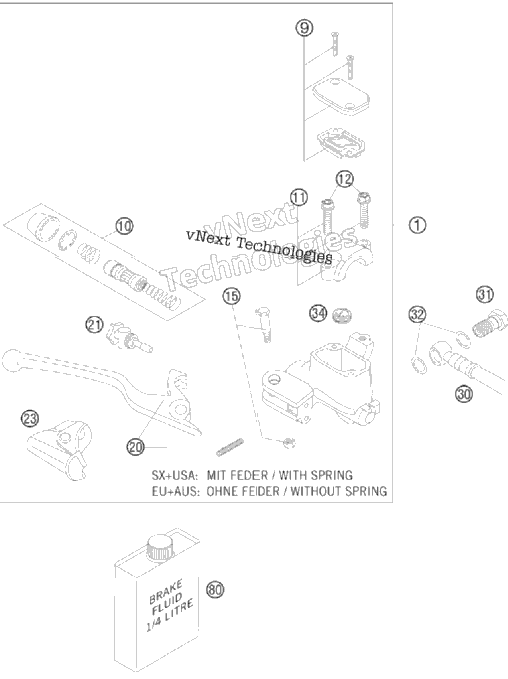 Hand Brake Cylinder