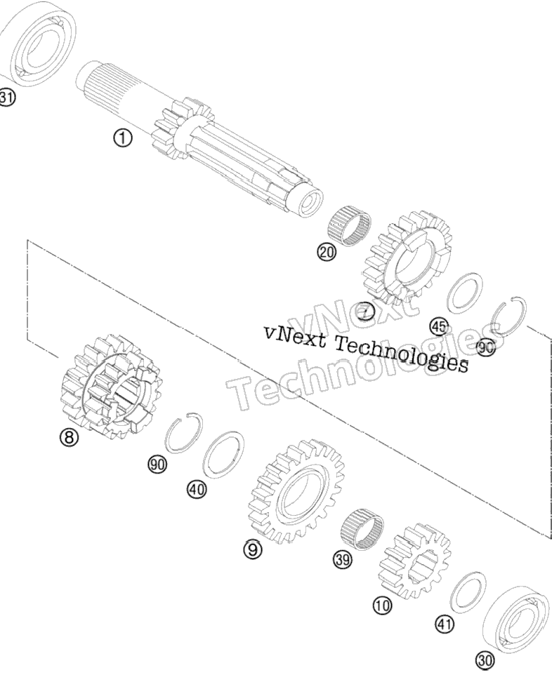 Transmission I - Main Shaft