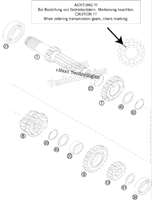 Transmission I - Main Shaft