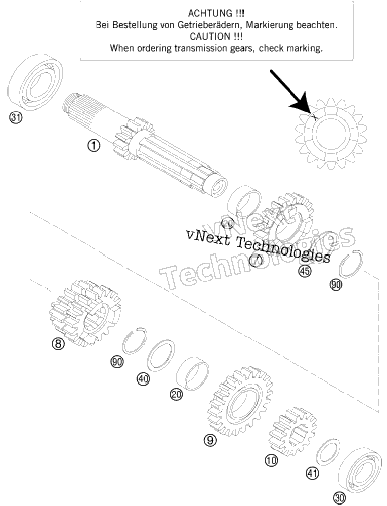 Transmission I - Main Shaft
