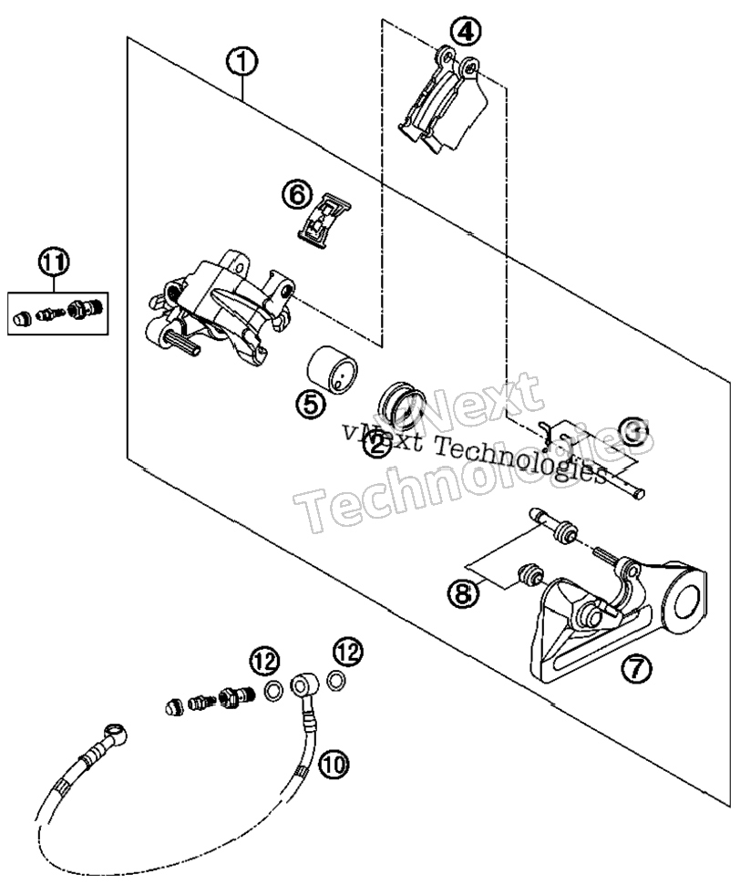 Brake Caliper Rear