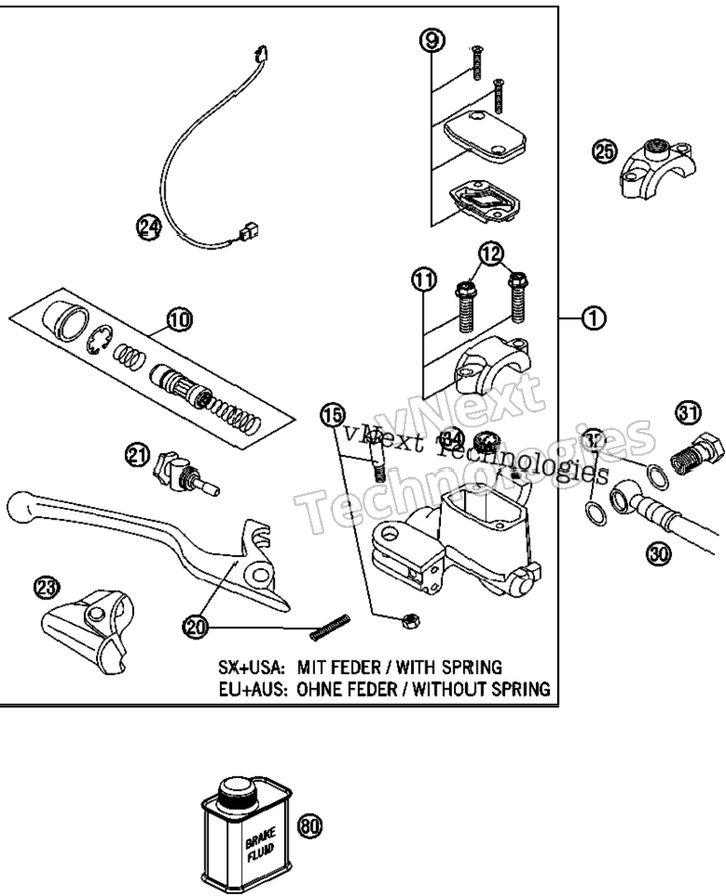 Hand Brake Cylinder