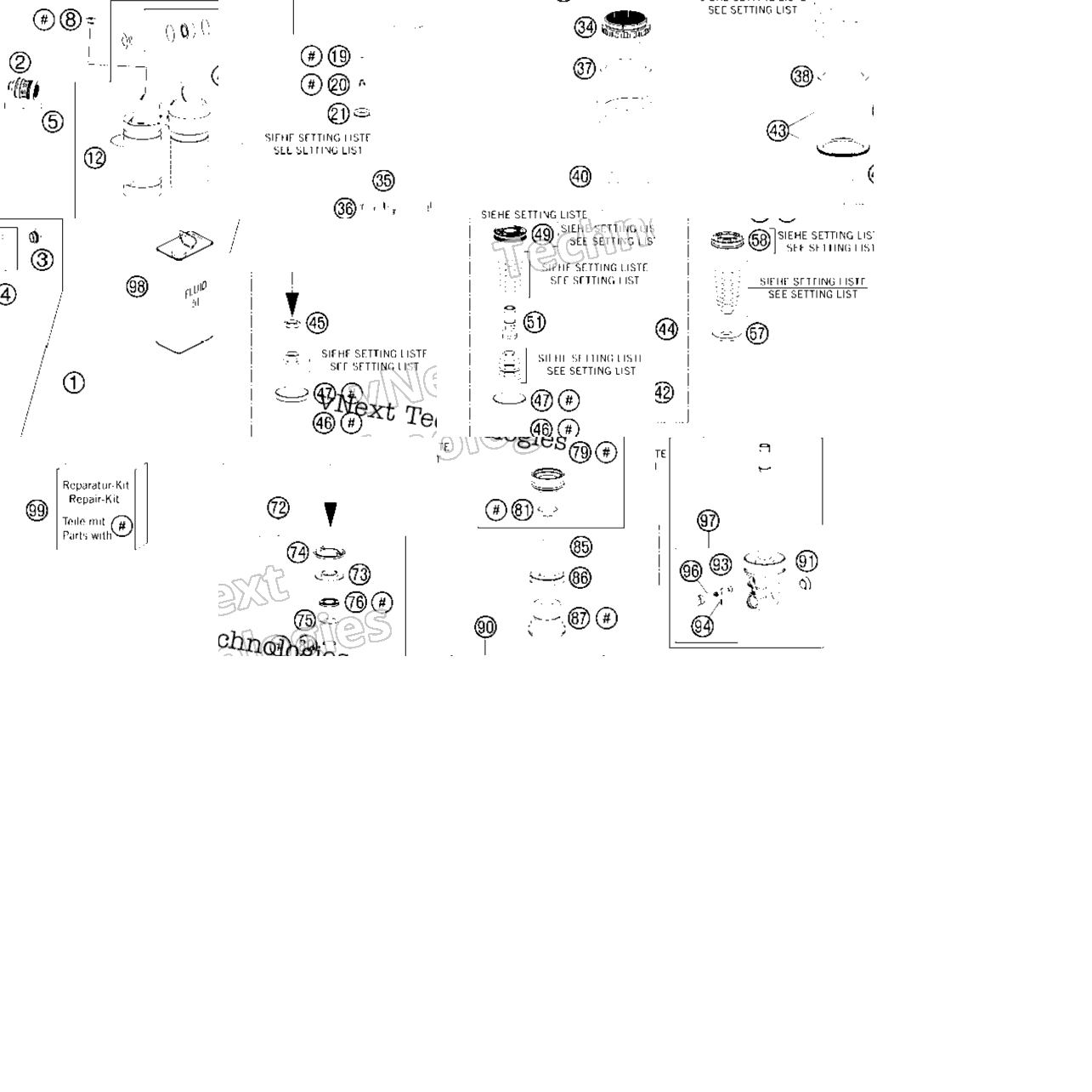 Shock Absorber Disassembled