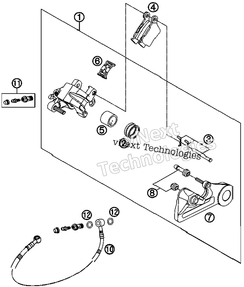 Brake Caliper Rear
