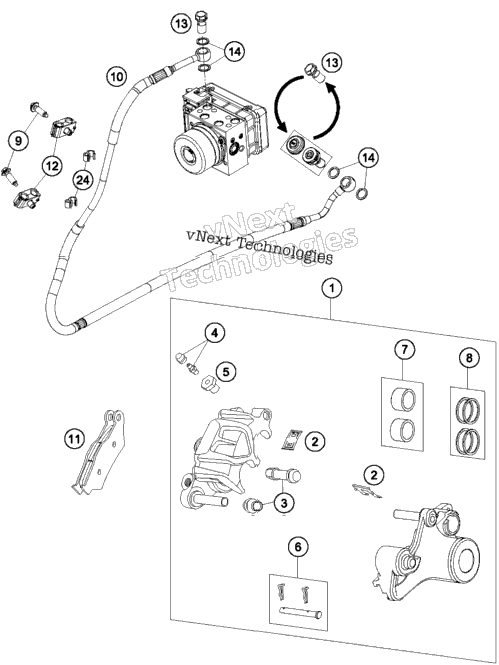 Brake Caliper Rear