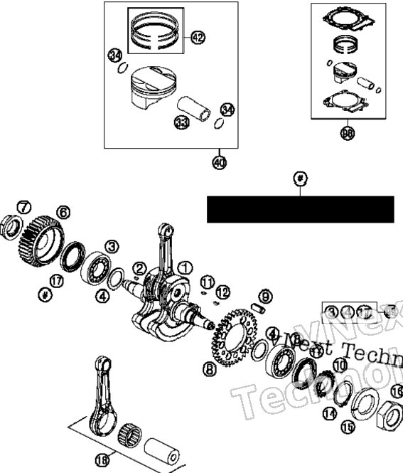 Crankshaft, Piston