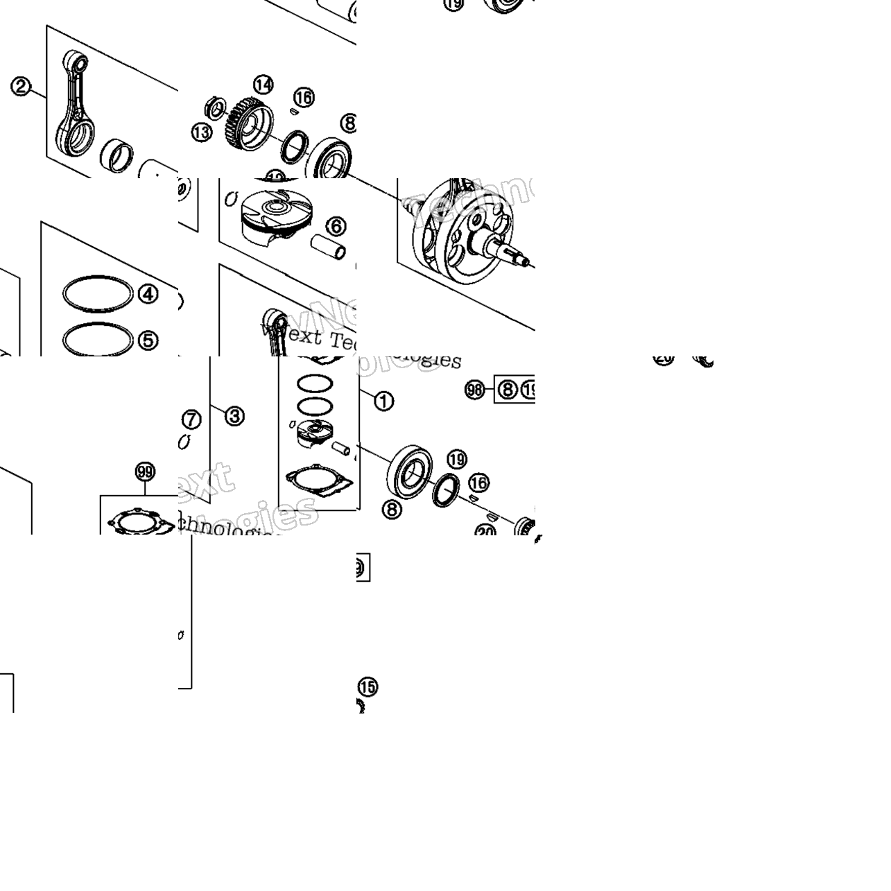 Crankshaft, Piston