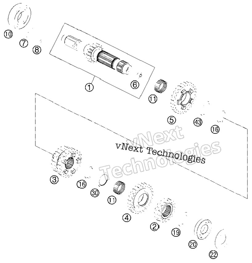 Transmission I - Main Shaft