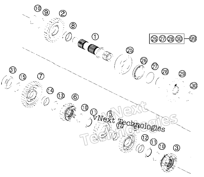 Transmission Ii - Counter Shaft