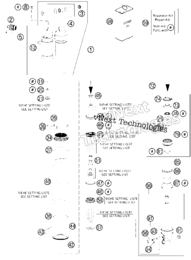 Shock Absorber Disassembled