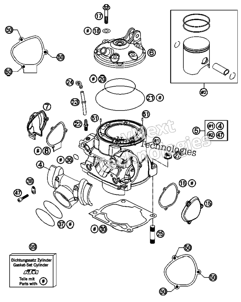 Cylinder, Cylinder Head
