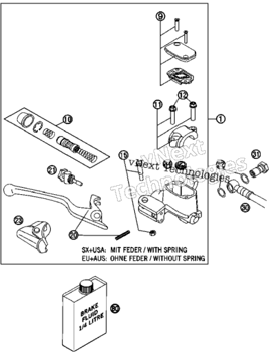 Hand Brake Cylinder