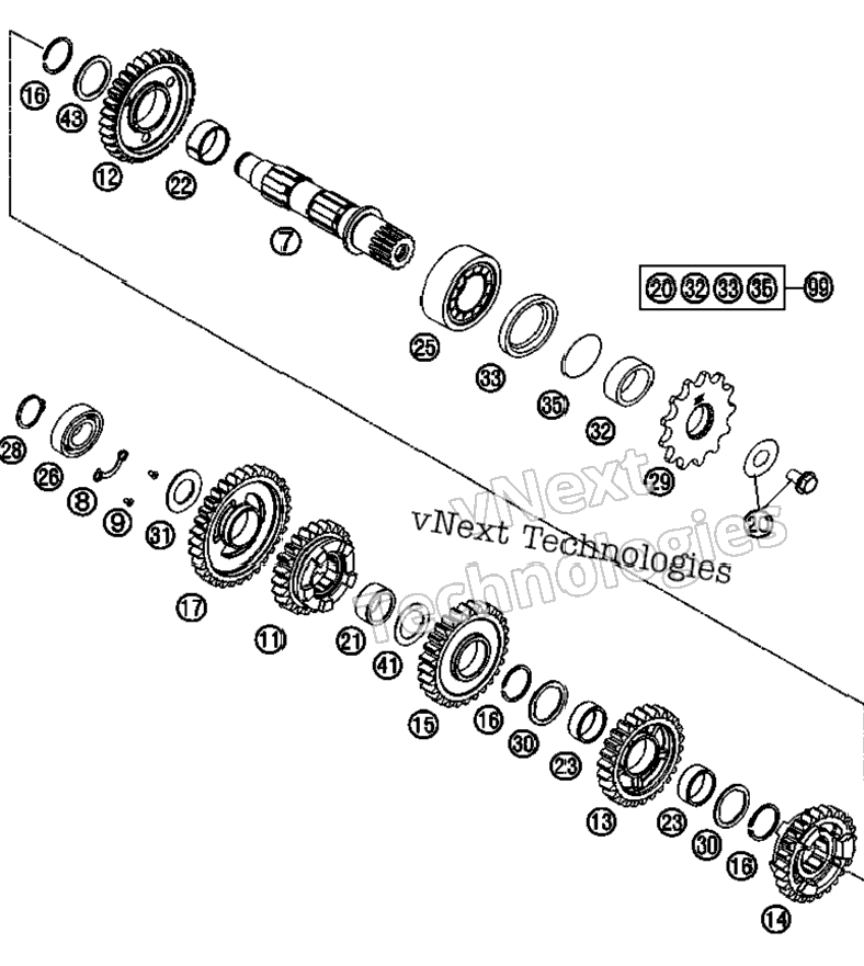Transmission Ii - Counter Shaft