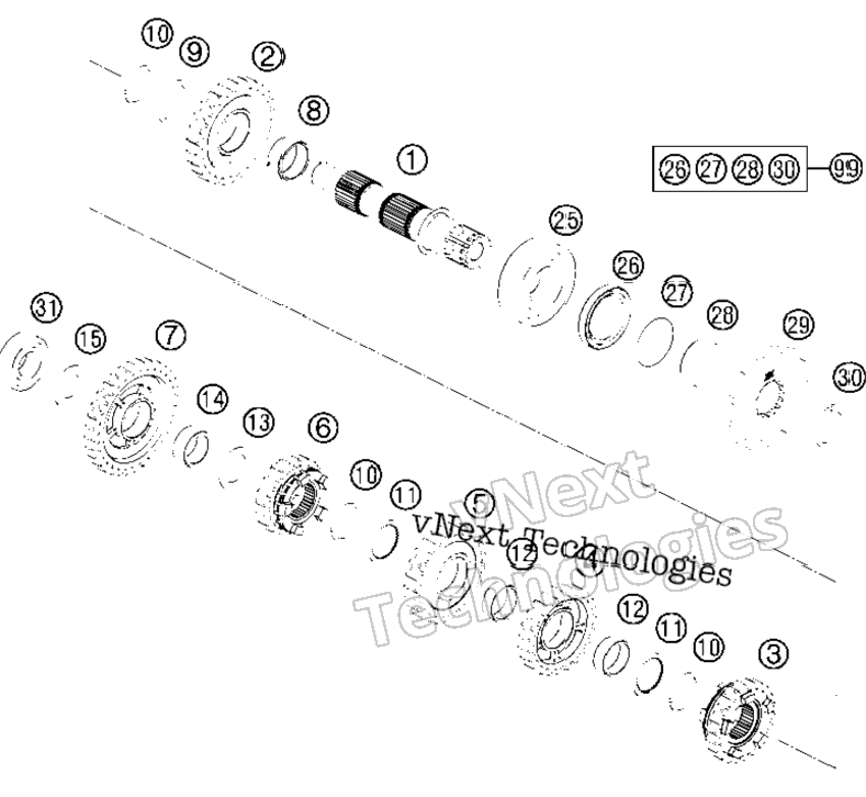Transmission Ii - Counter Shaft