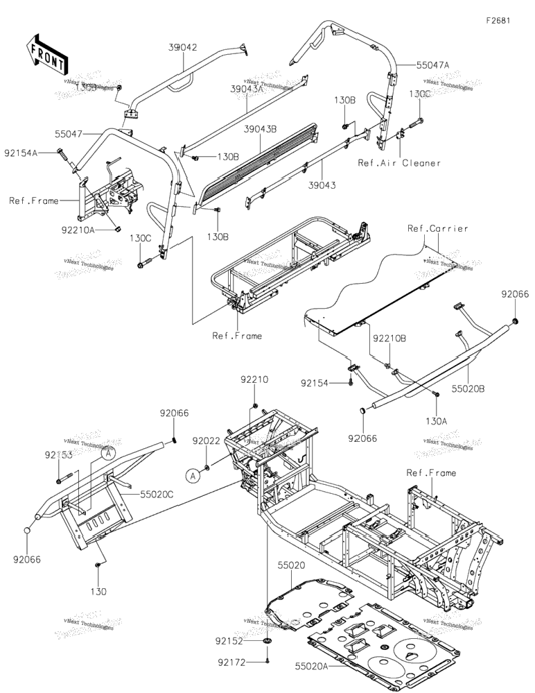 Guards/Cab Frame