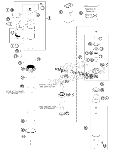 Shock Absorber Disassembled