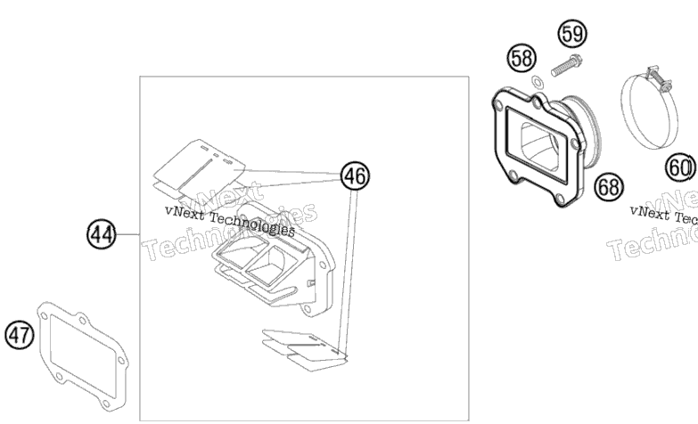 Reed Valve Case