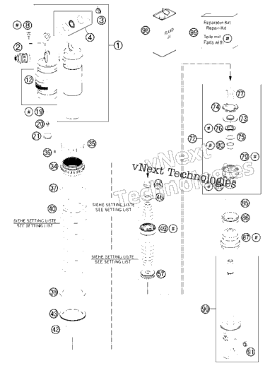 Shock Absorber Disassembled