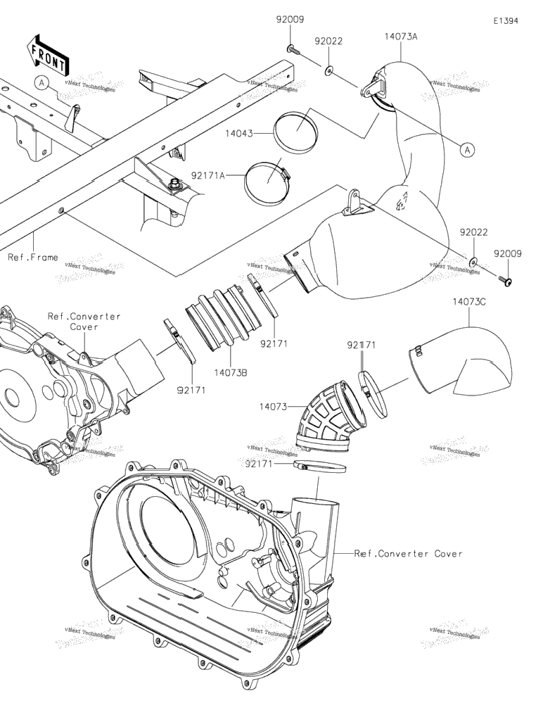 Air Cleaner-Belt Converter