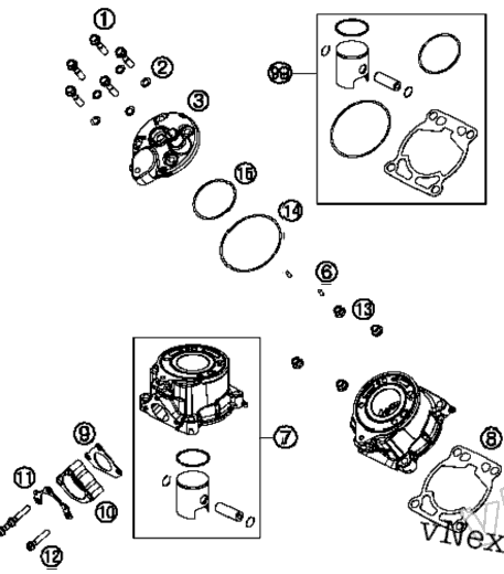 Cylinder, Cylinder Head