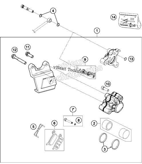 Brake Caliper Rear