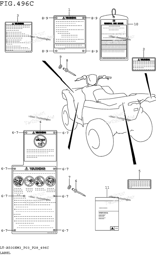 Label (Lt-A500xpm3 P33)