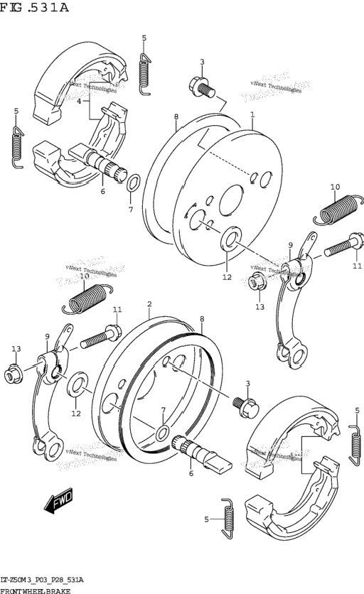 Front Wheel Brake