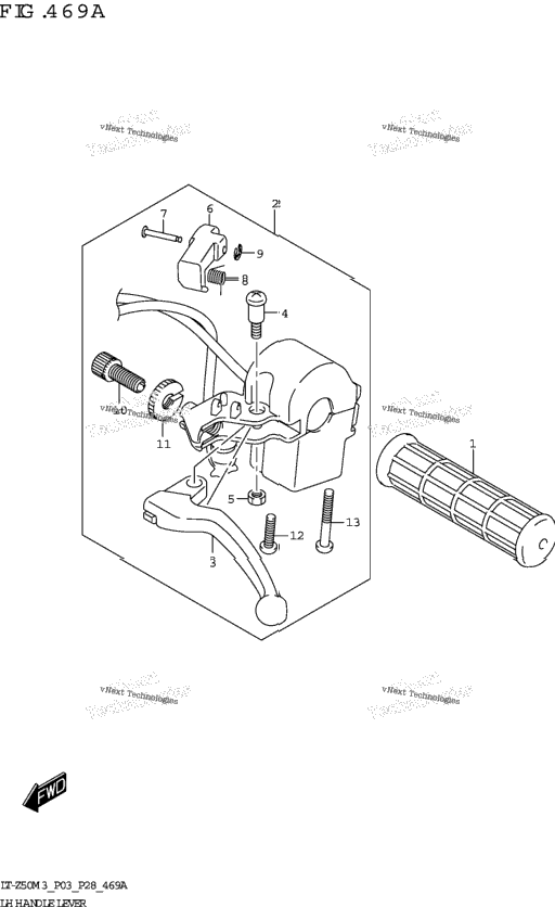 Lh Handle Lever