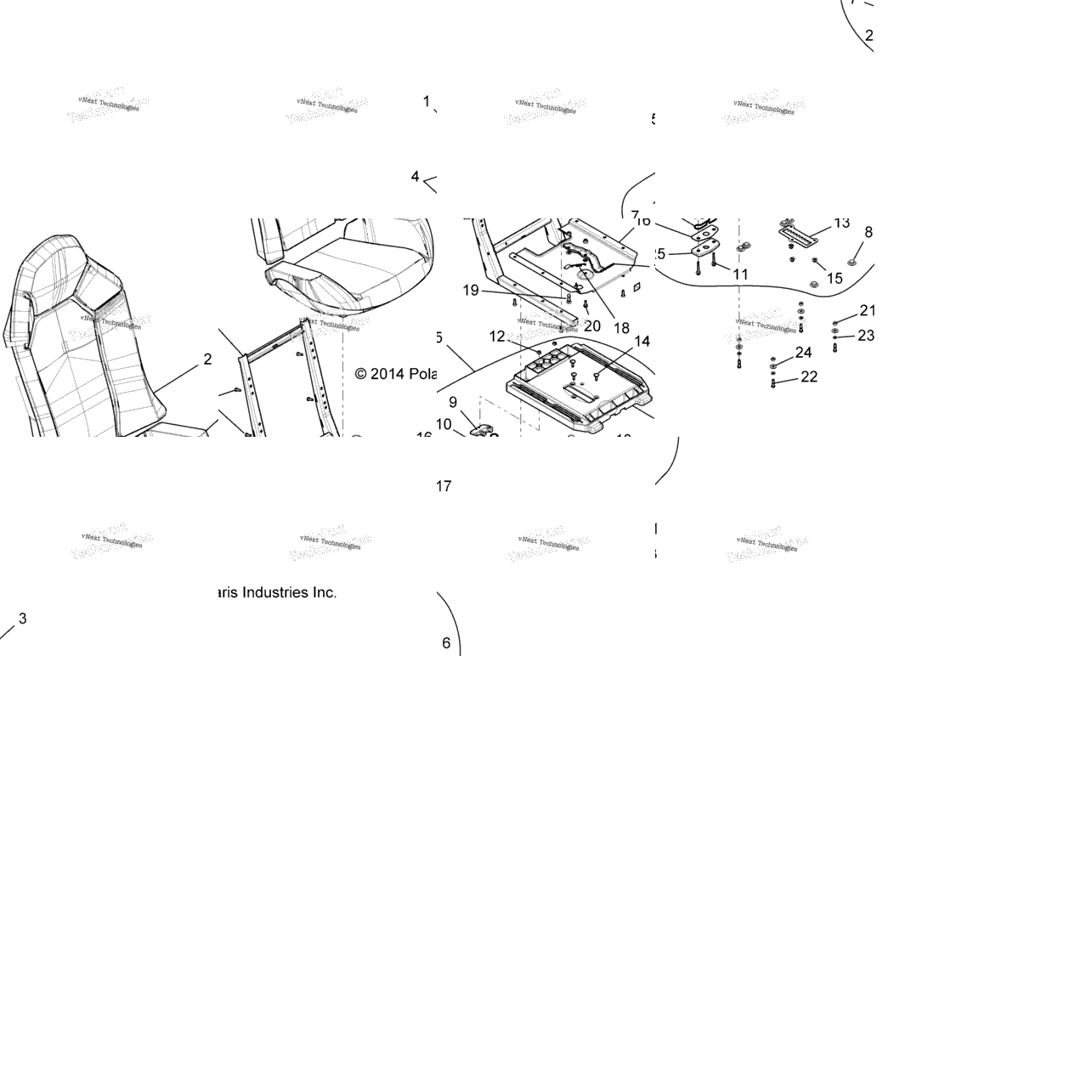 Body, Seat Asm. And Slider