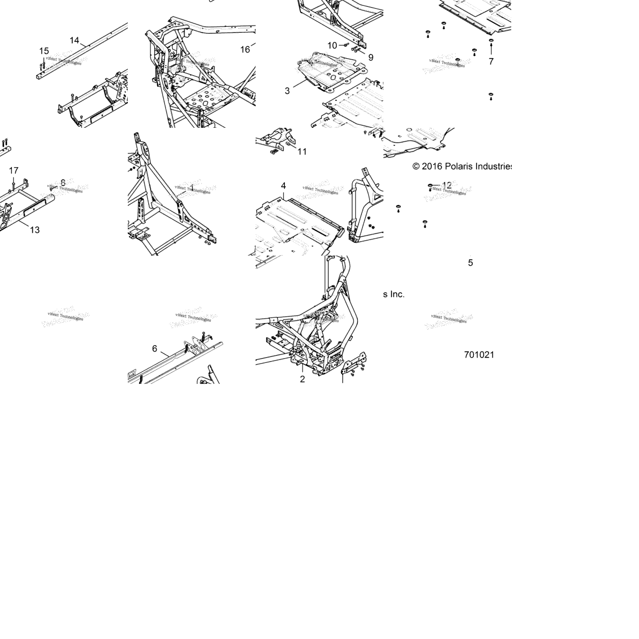 Chassis, Main Frame And Skid Plates