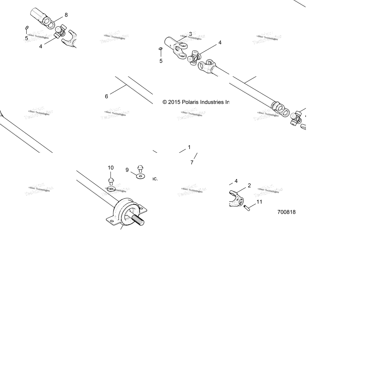 Drive Train, Front Prop Shaft