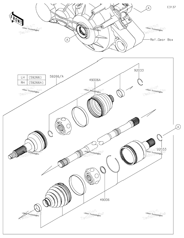 Drive Shaft-Rear