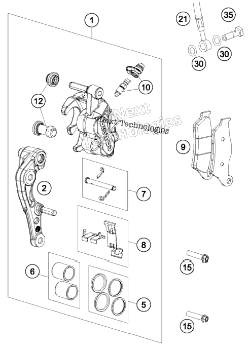 Brake Caliper Front