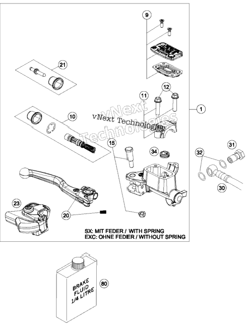Hand Brake Cylinder